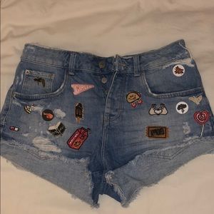 Zara Patch Shorts